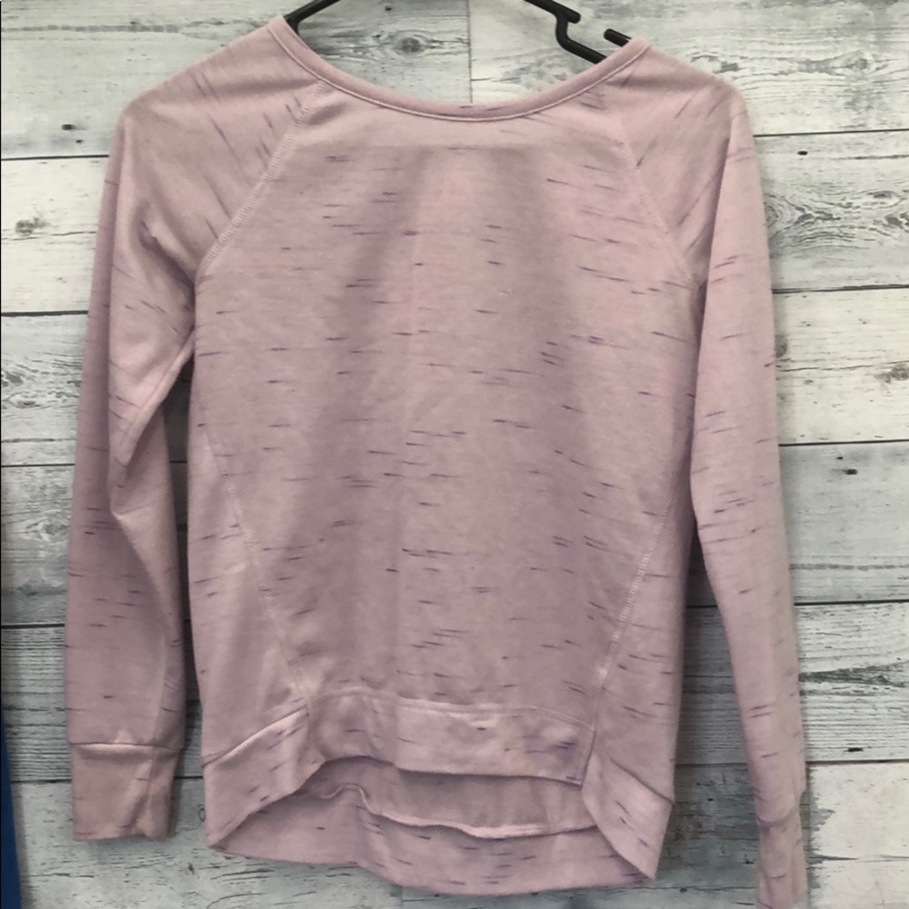 Purple Long Sleeved Athletic Shirt